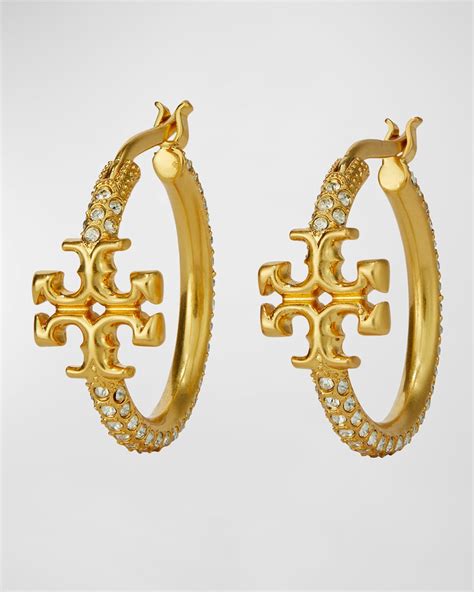 tory burch small hoop earrings